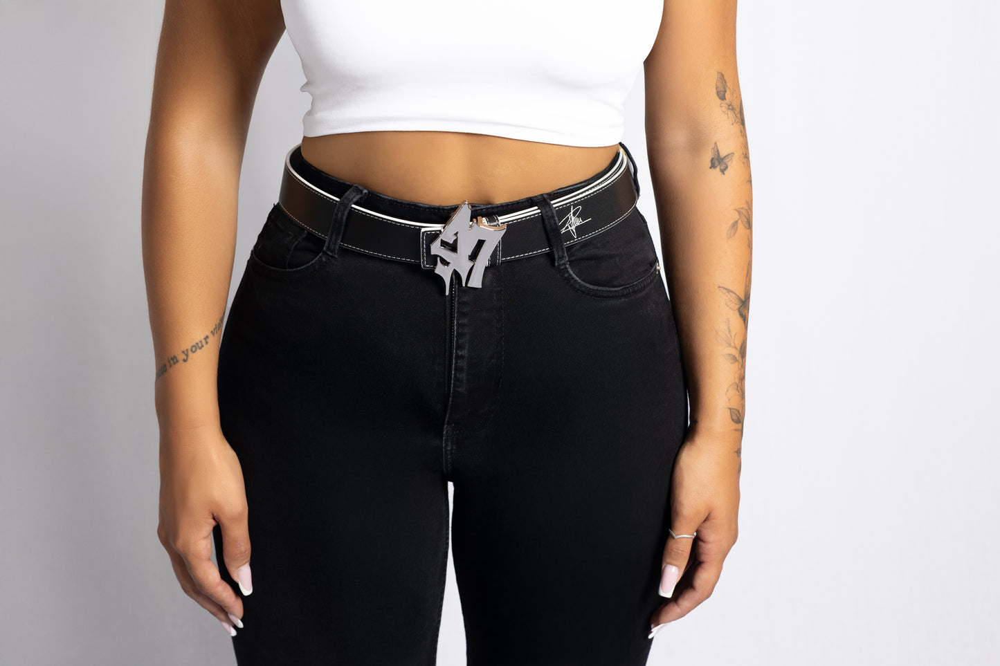 BLACK/WHITE S17 BELT