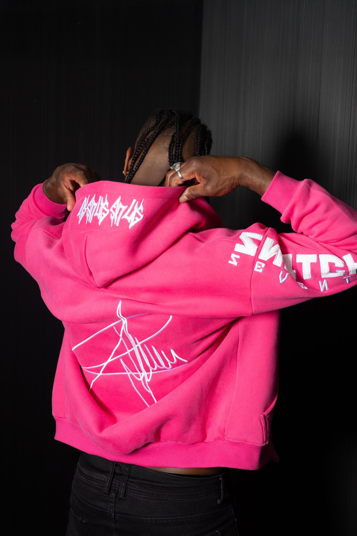 PINK S17 ZIP HOODIE